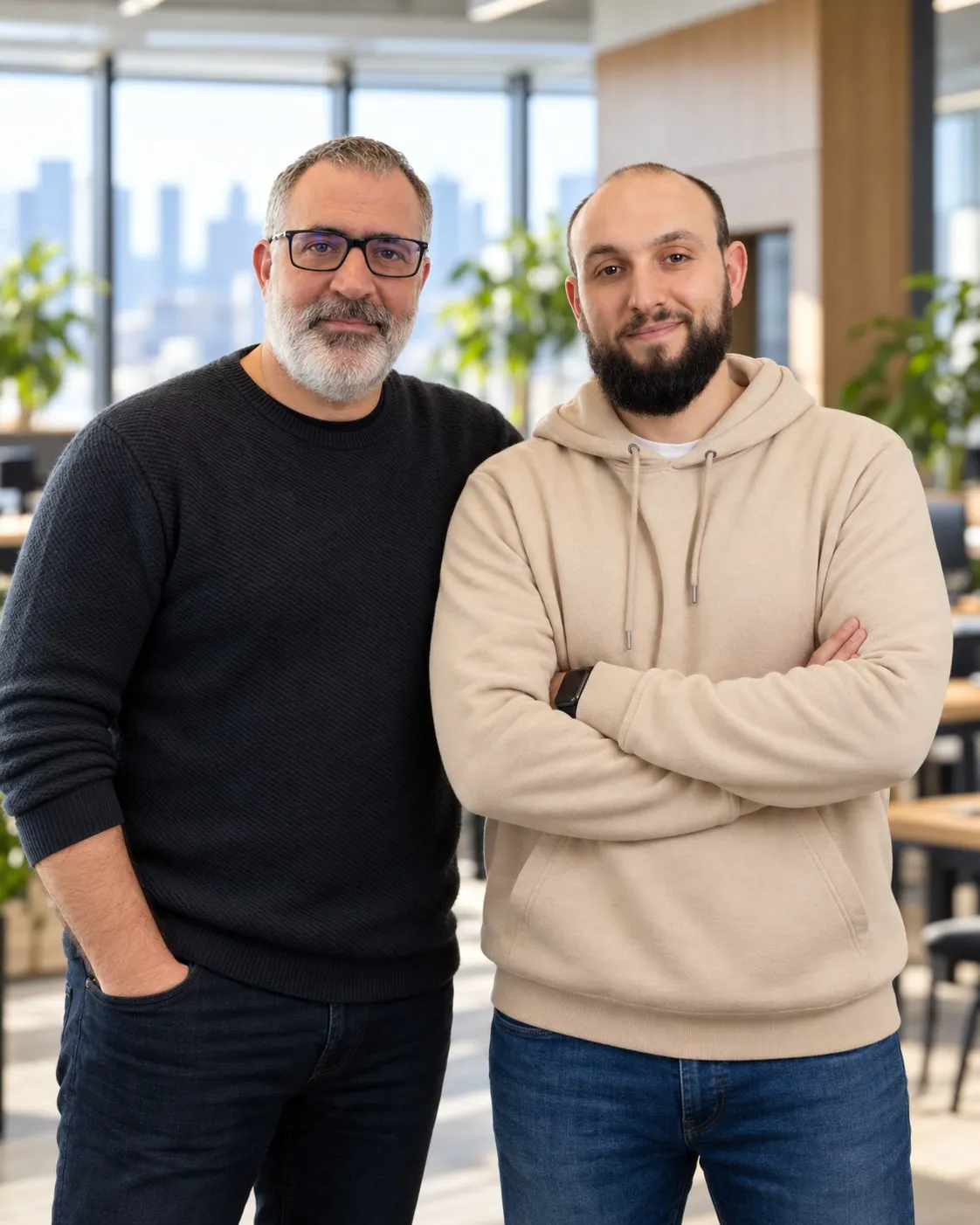 David Cia y Oscar Blanco, de Kodemu, quienes desarrollan HIPIC